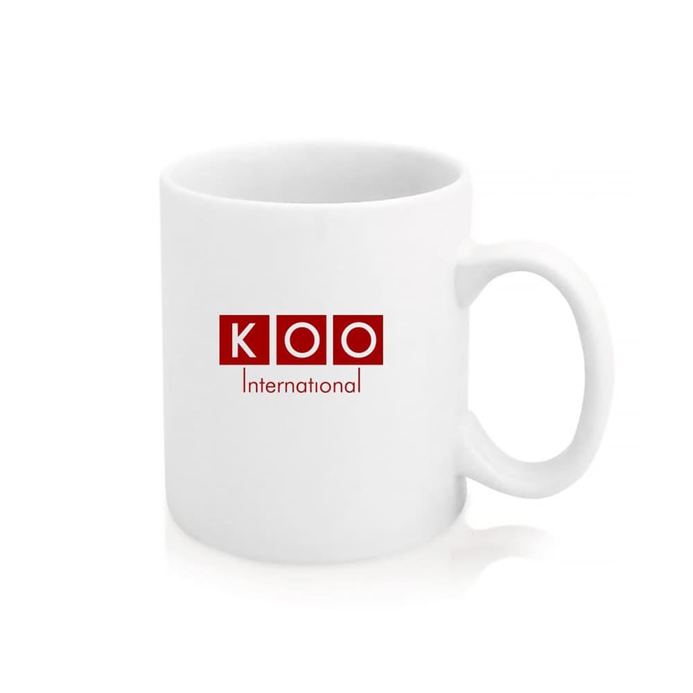 Taza cerámica blanca IRENA de 370ml