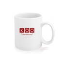 Taza cerámica blanca IRENA de 370ml