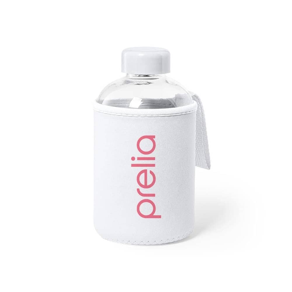 Botella de cristal de 540ml con funda de colores FUNI.