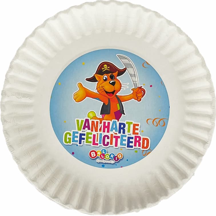 Platos de papel personalizados